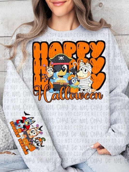 Happy Halloween Blue*y & Friends - KIDS SHIRT SDA.24