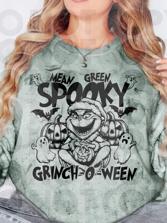 Mean Green Spooky Gr*nch o ween - SHIRT RHD.24