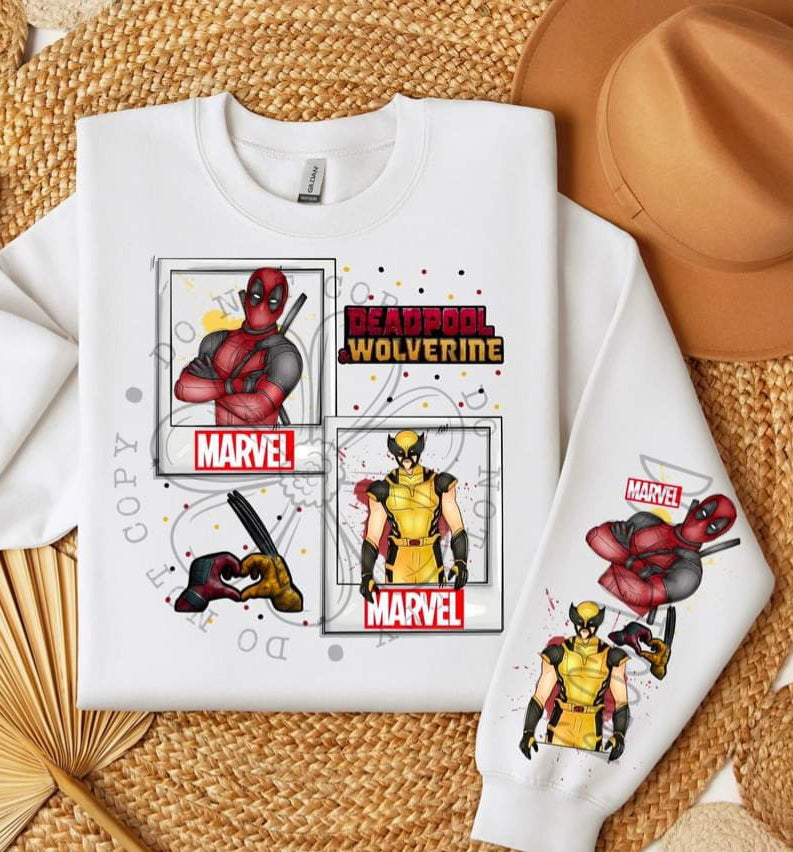 Love Marv Dead Pool & Wolve - KIDS SHIRT FDC.24