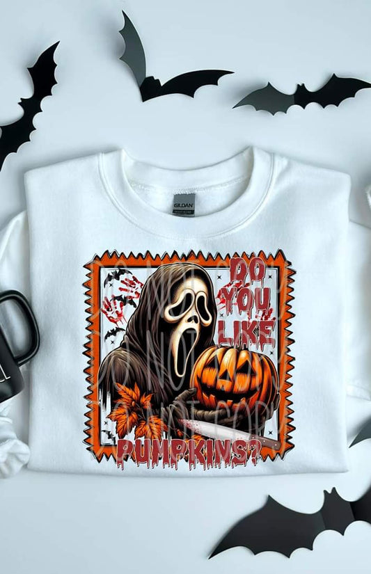 Do You Like Pumpkins Scre*am Retro Style Halloween - SHIRT FDC.24