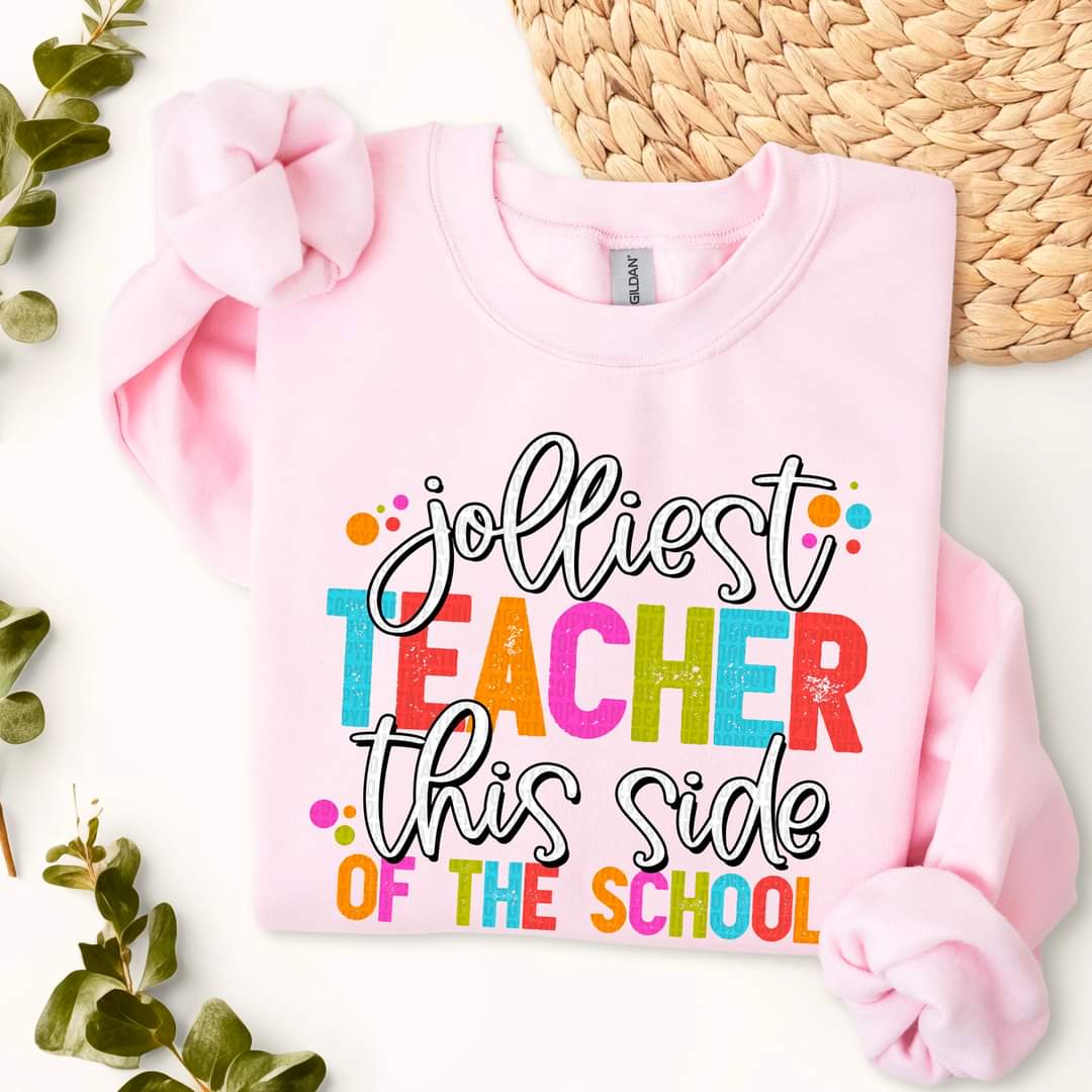 Jolliest Teacher This Side Of The School - SHIRT SDD.24