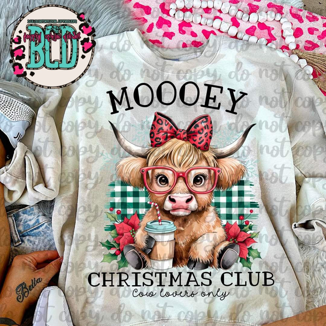Moooey Christmas Club Long Horn Calf - SHIRT VSC.24