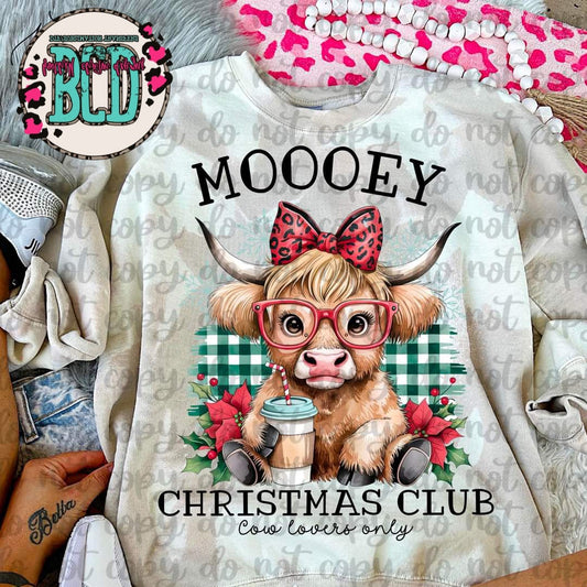 Moooey Christmas Club Long Horn Calf - SHIRT VSC.24