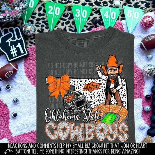 Ok State Cowboys State Collage - SHIRT