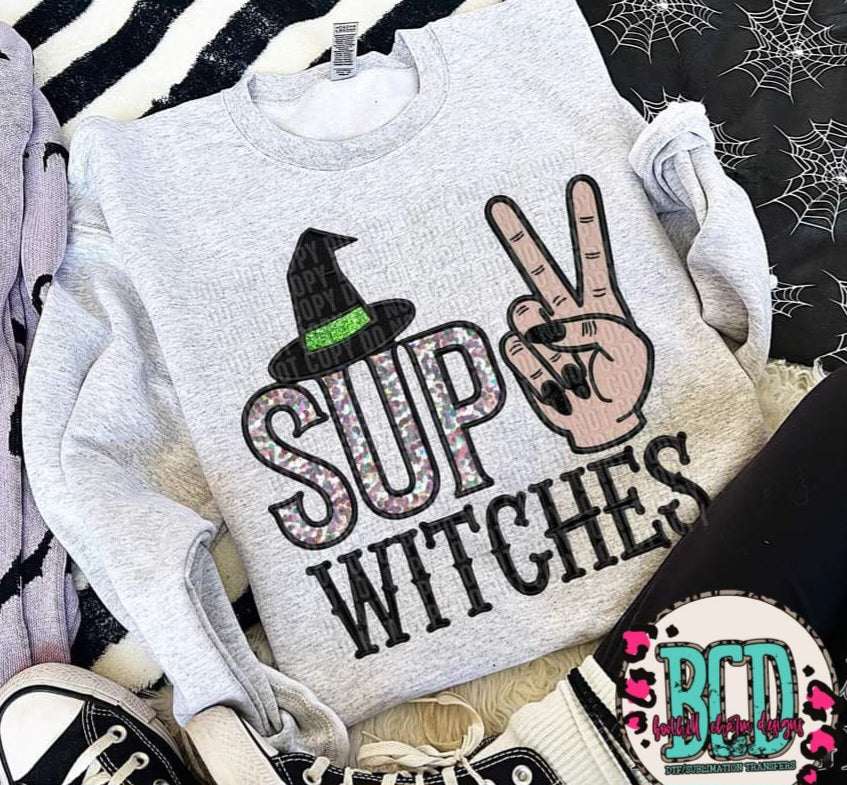 Sup Witches Peace Sign - SHIRT CR.C.D24