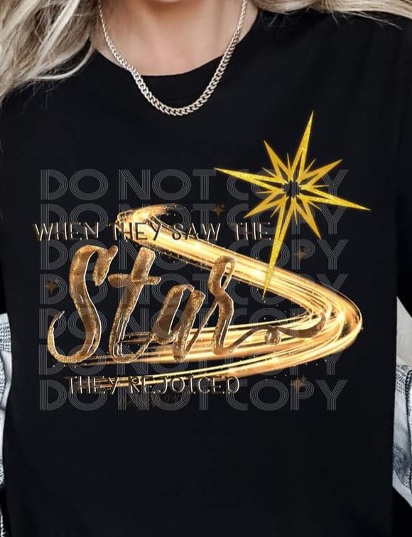 When They Saw The Star They Rejoiced - SHIRT SSD.24