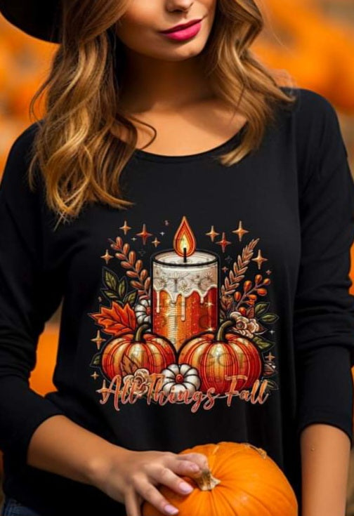 All Things Fall Faux Embroidery - SHIRT WSD.24