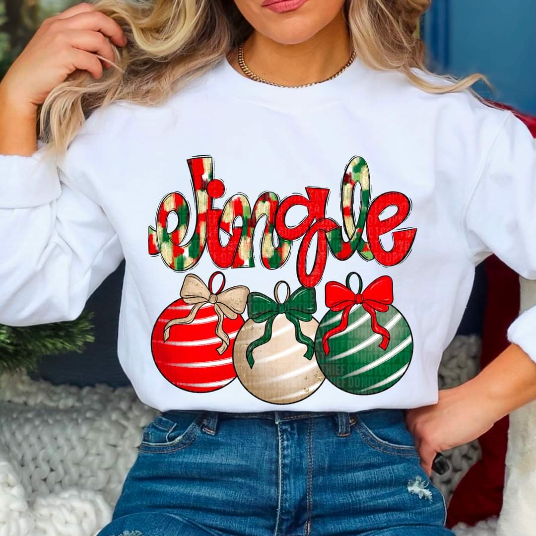 Jingle with Christmas Ornaments - SHIRT SDD.24
