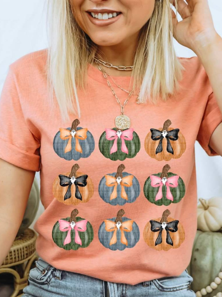 Pumpkin Bow & Ghost Coquette - SHIRT SDD.24