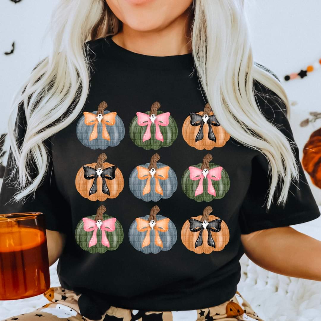 Pumpkin Bow & Ghost Coquette - SHIRT SDD.24