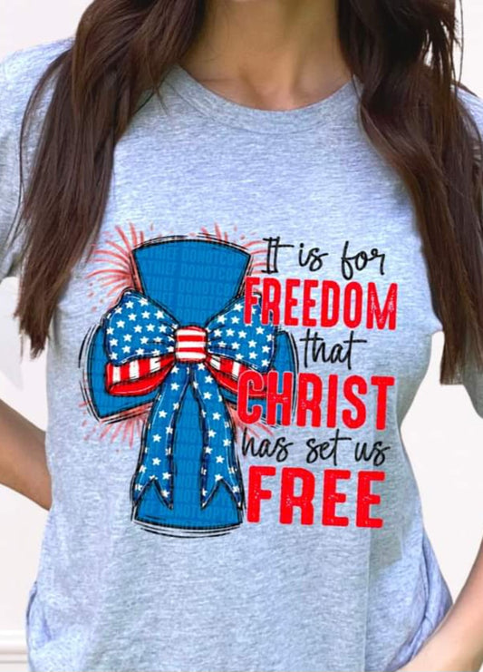 It is for Freedom That Christ has set us Free - SHIRT SDD.24