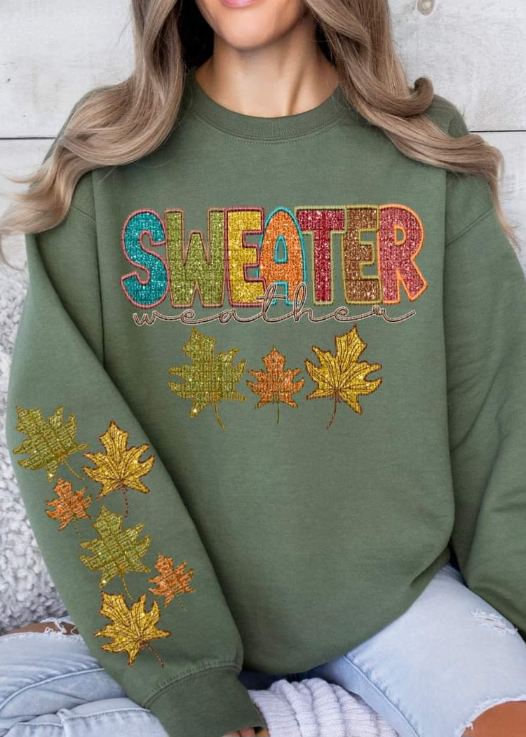 Sweater Weather Faux Glitter - SHIRT SDD.24