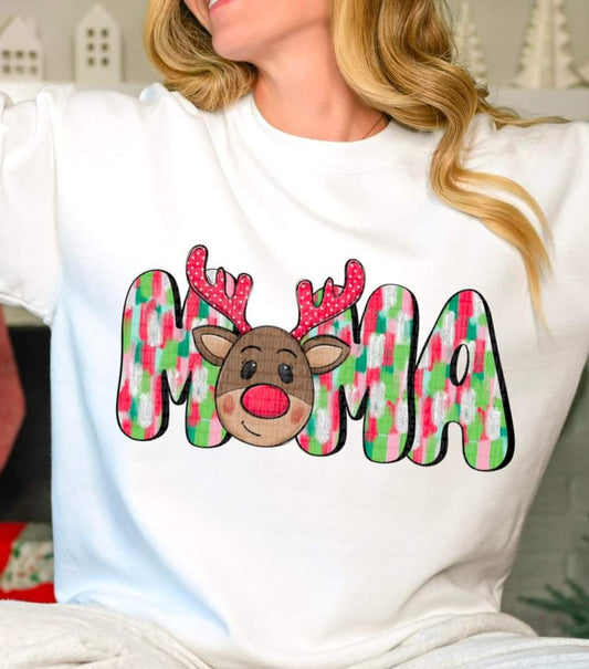 Christmas Mama with Reindeer - SHIRT SDD.24