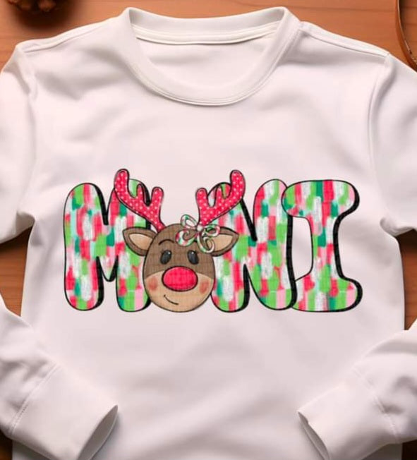 Christmas Mini with Reindeer - KIDS SHIRT SDD.24