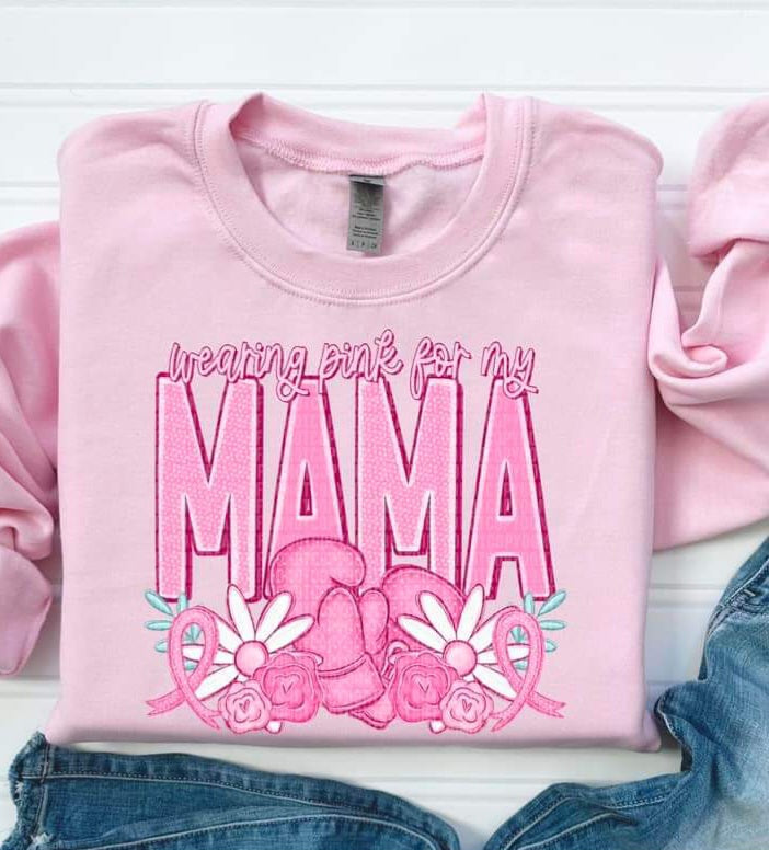 Wearing Pink For My... Mom, Mama etc - SHIRT SDD.24 *add name in note section