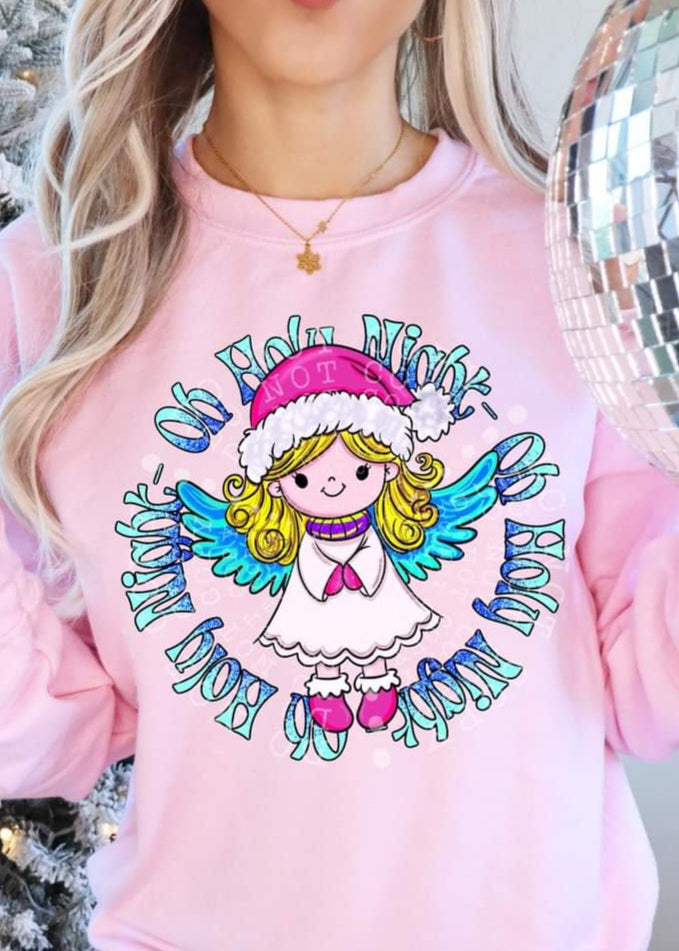 Oh Holy Night Angel - SHIRT CS.S.T.24