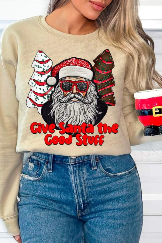 Give Santa the Good Stuff Clean & Explicit - SHIRT DDD.24 *add version in note section