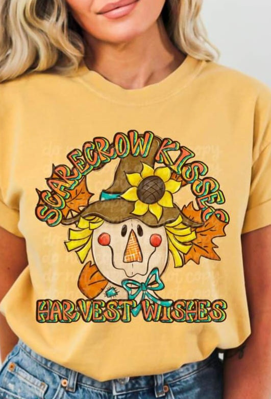 Scarecrow Kisses Harvest Wishes - SHIRT CS.S.T.24