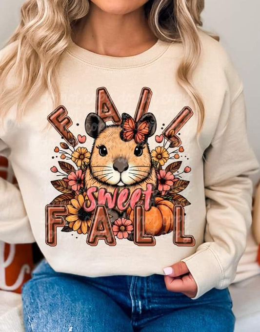 Fall Sweet Fall with Groundhog - SHIRT CS.S.T.24