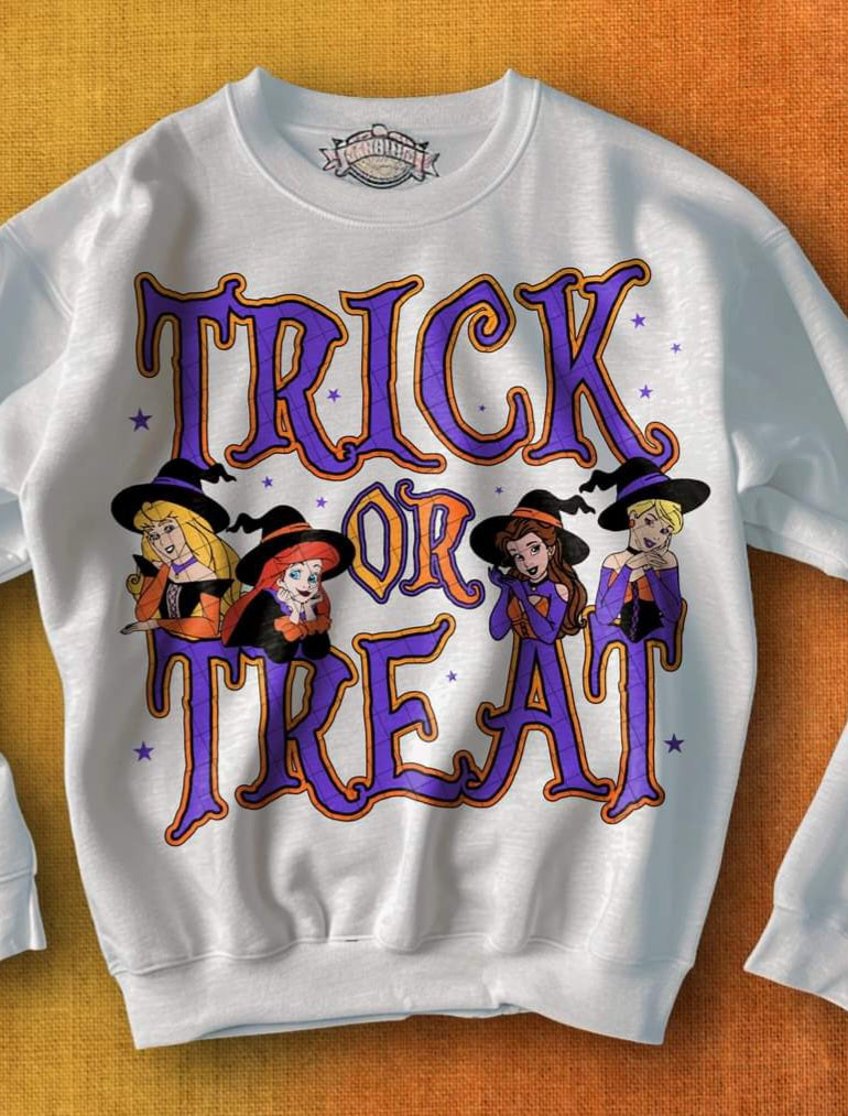 Trick or Treat Princess Stlye - KIDS SHIRT KPI.24 *add color in note section