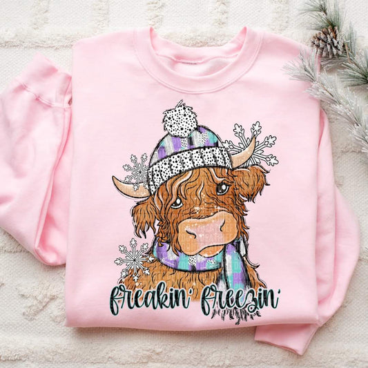 Freakin Freezin Calf with Pastel Beanie - SHIRT SDD.24