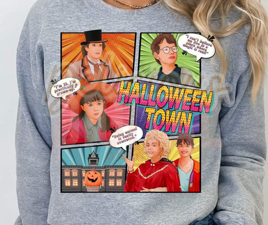 Halloween Town Collage - SHIRT DDD.24