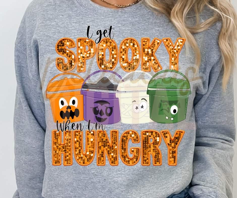 I get Spooky when I'm Hungry Pails - KIDS SHIRT DDD.24