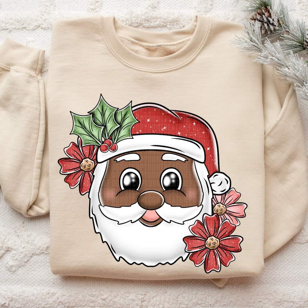 American Santa or African American Santa - SHIRT SSD.24 *add which santa in note section