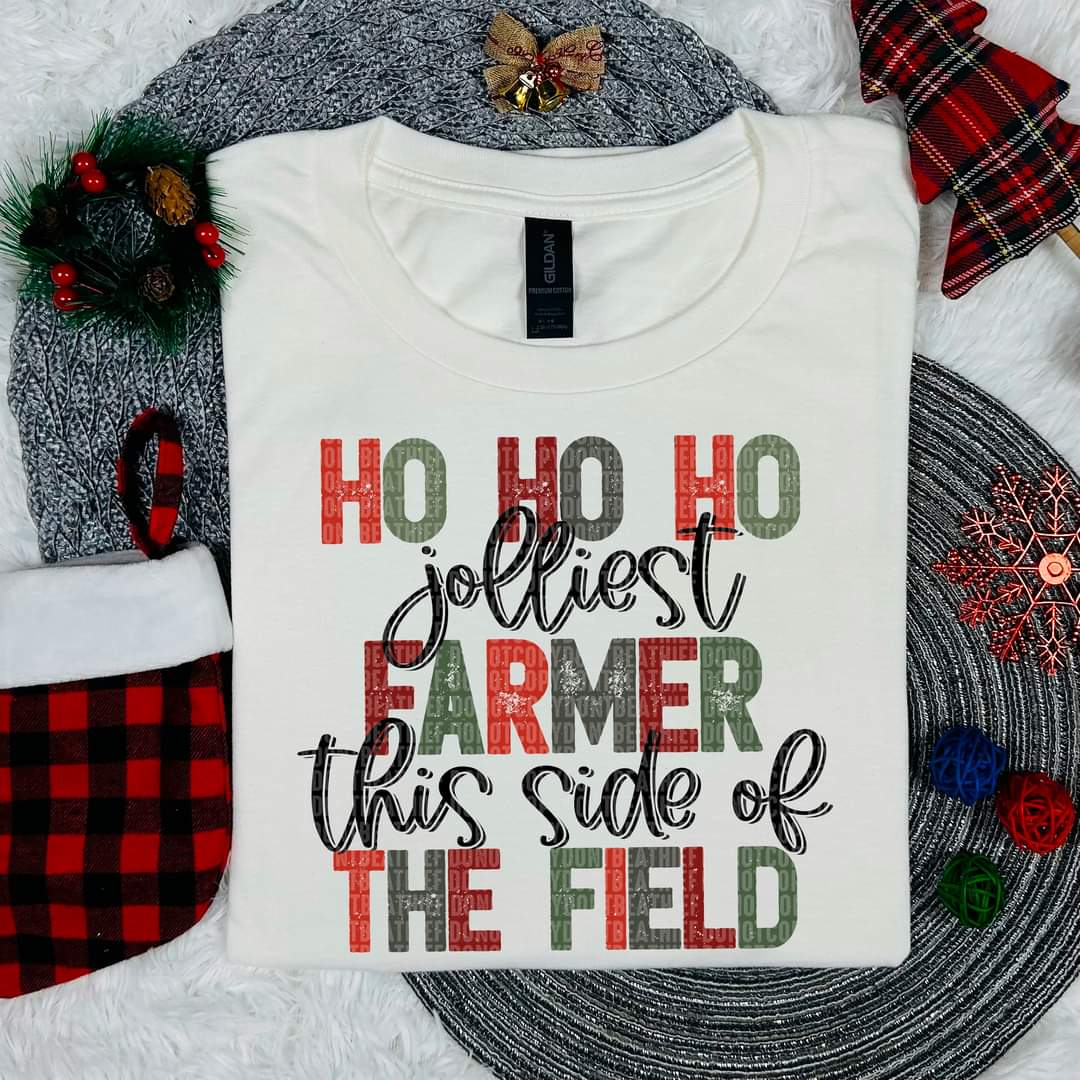 Ho Ho Ho the Jollest Farmer this side of the Field - SHIRT SDD.24