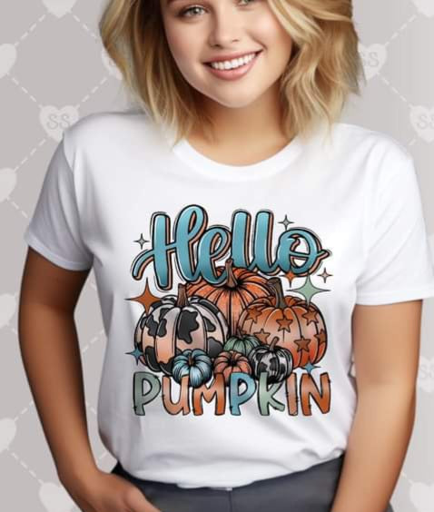 Hello Pumpkin Western Style - SHIRT SST.24