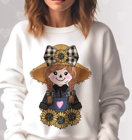 Female Scarecrow with Sunflowers - SHIRT SST.24