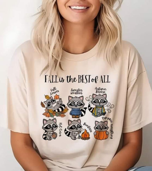 Fall is the Best of All Raccoons - SHIRT SST.24