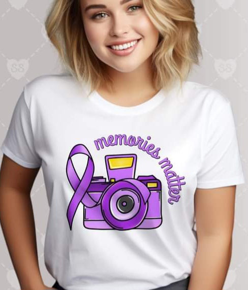 Memories Matter with Purple Camera - SHIRT SST.24