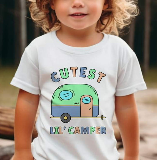 Cutest Lil' Camper Boy verson - KIDS SHIRT SST.24