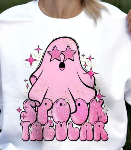 Spooktacular Pink Ghost - KIDS SHIRT SST.24