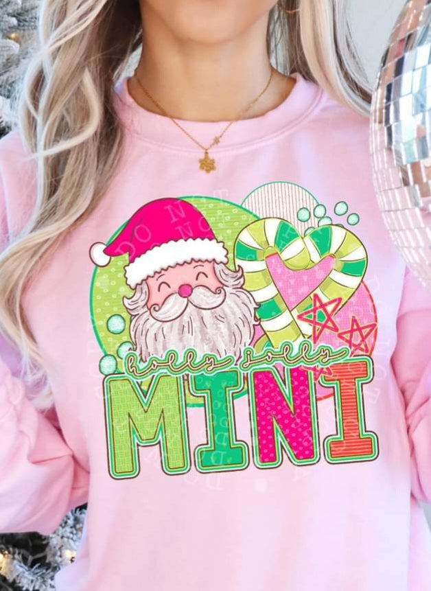 Holly Jolly MINI Santa & Candy Canes - KIDS SHIRT CS.S.T.24