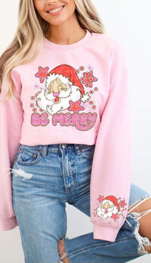 Be Merry Santa - Shirt CS.S.T.24