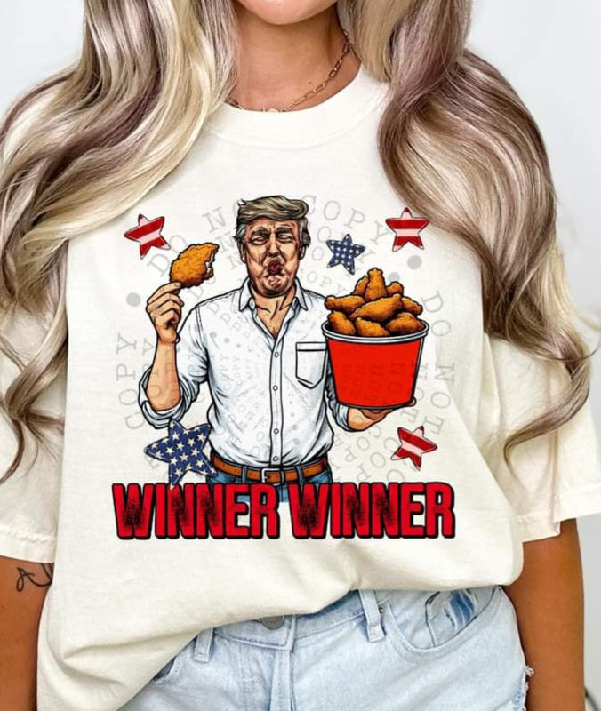 Winner Winner Chicken Dinner Trump 2024 - Shirt CS.S.T.24