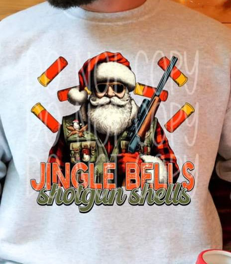 Jingle Bells Shotgun Shells Santa - Shirt PHD.24