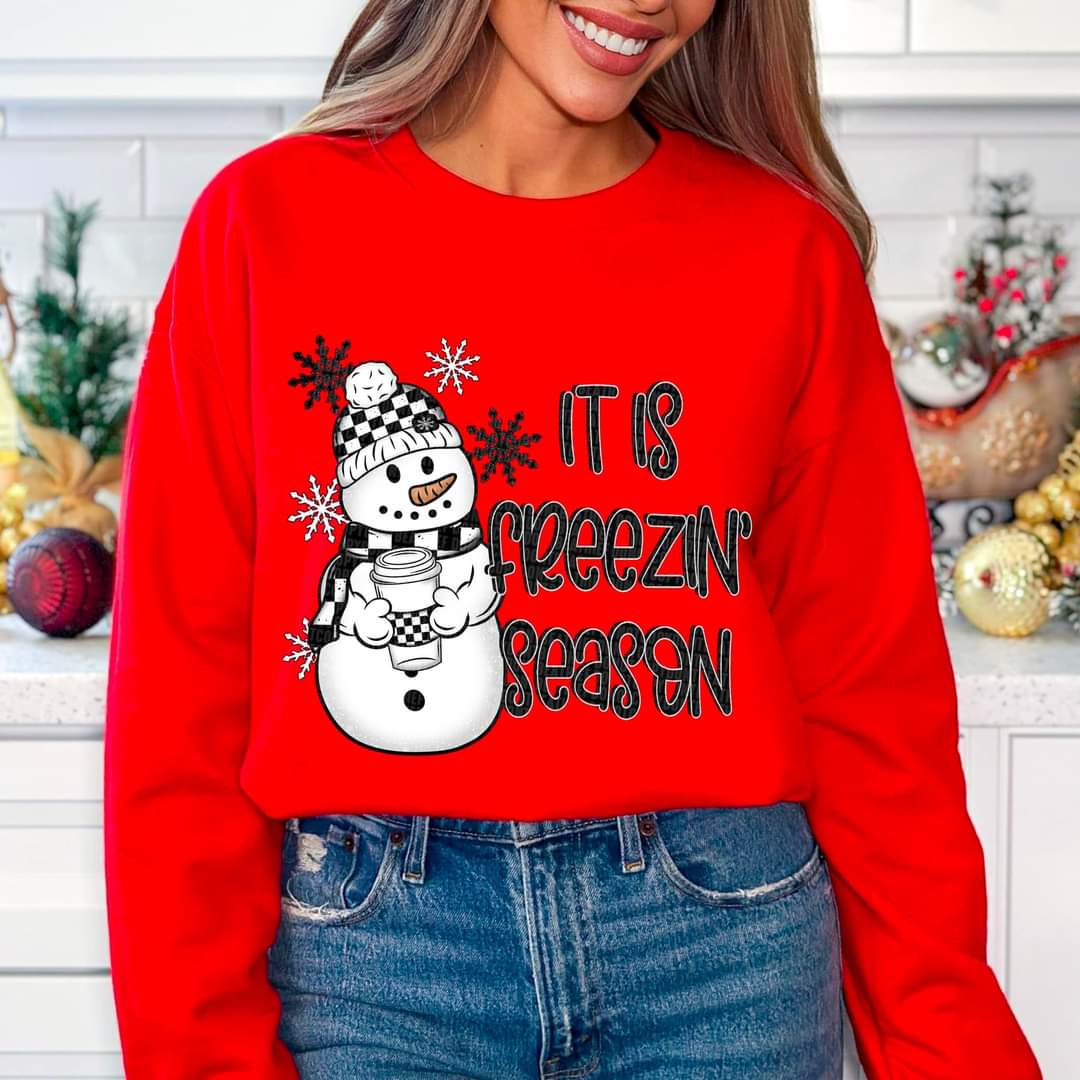 It's Freezin' Season Snowman - Shirt SDD.24