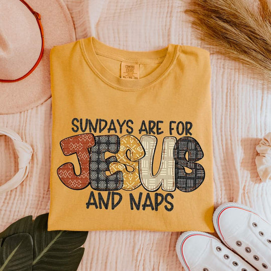 Sundays Are For Jesus And Naps - Shirt SDD.24