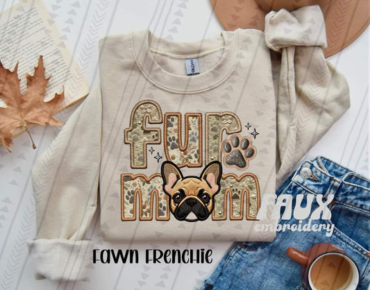 Fur Mom Frenchie Fawn Dog-SHIRT