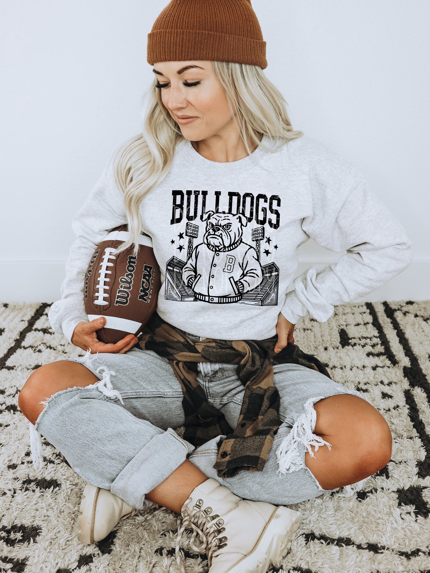 Letterman Jacket with mascot - ADULT SHIRT *add mascot & shirt color wanted in the notes box at checkout. PHDD.25