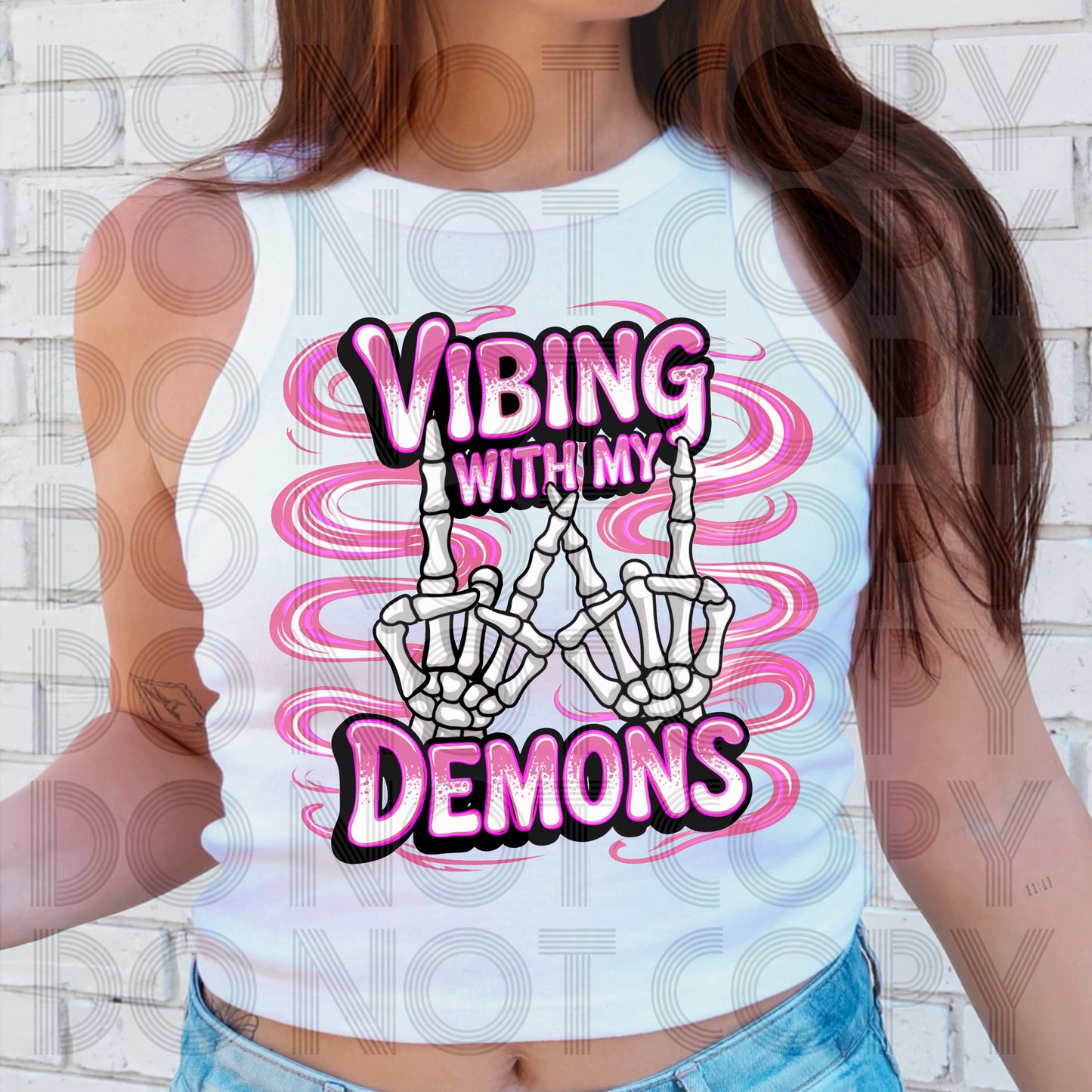 Vibing With My Demons - Shirt RHD.25
