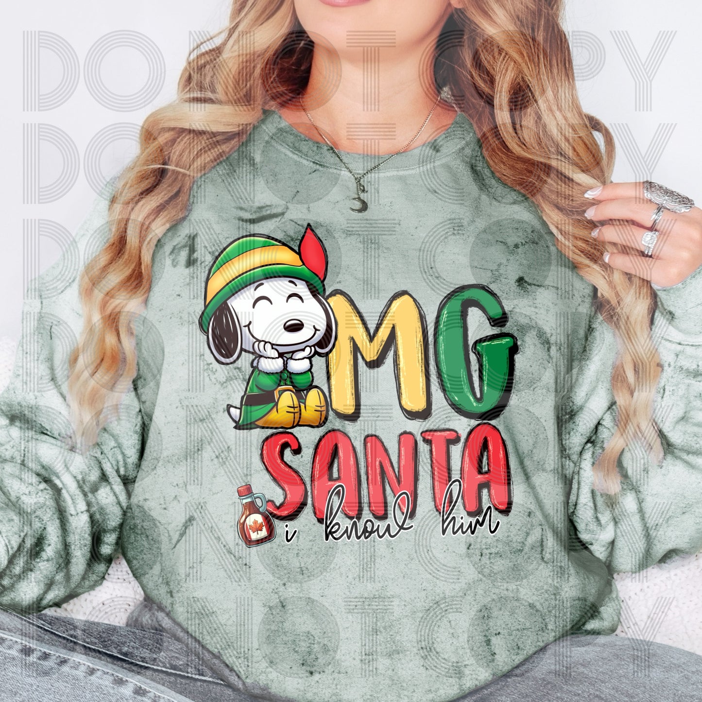 OmG Santa I Know Him Charlie Snoopy Style - SHIRT SSD.24