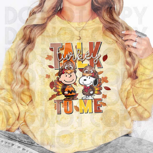 Talk Turkey to Me Charlie Snoopy Style - SHIRT SSD.24