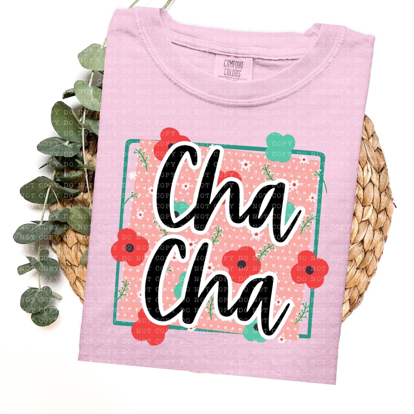 Floral Mom Grandma title names-SHIRT