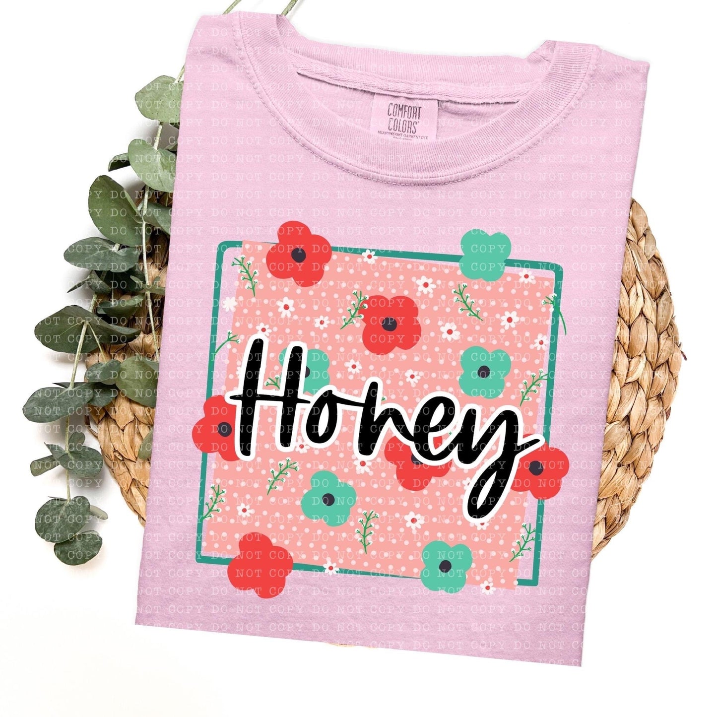 Floral Mom Grandma title names-SHIRT