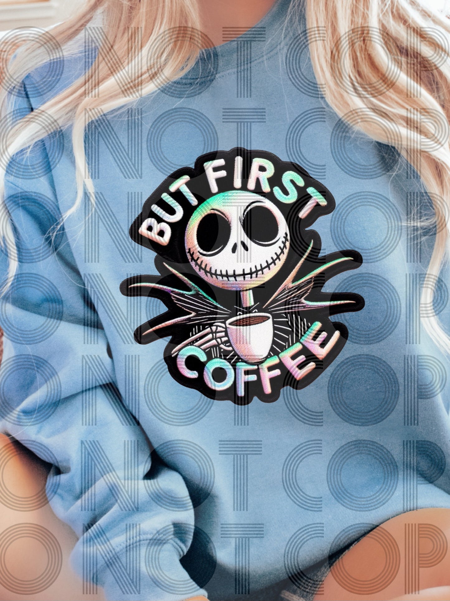 But First Coffee Horror Characters - SHIRT RHD.24 *indicate in note section which design