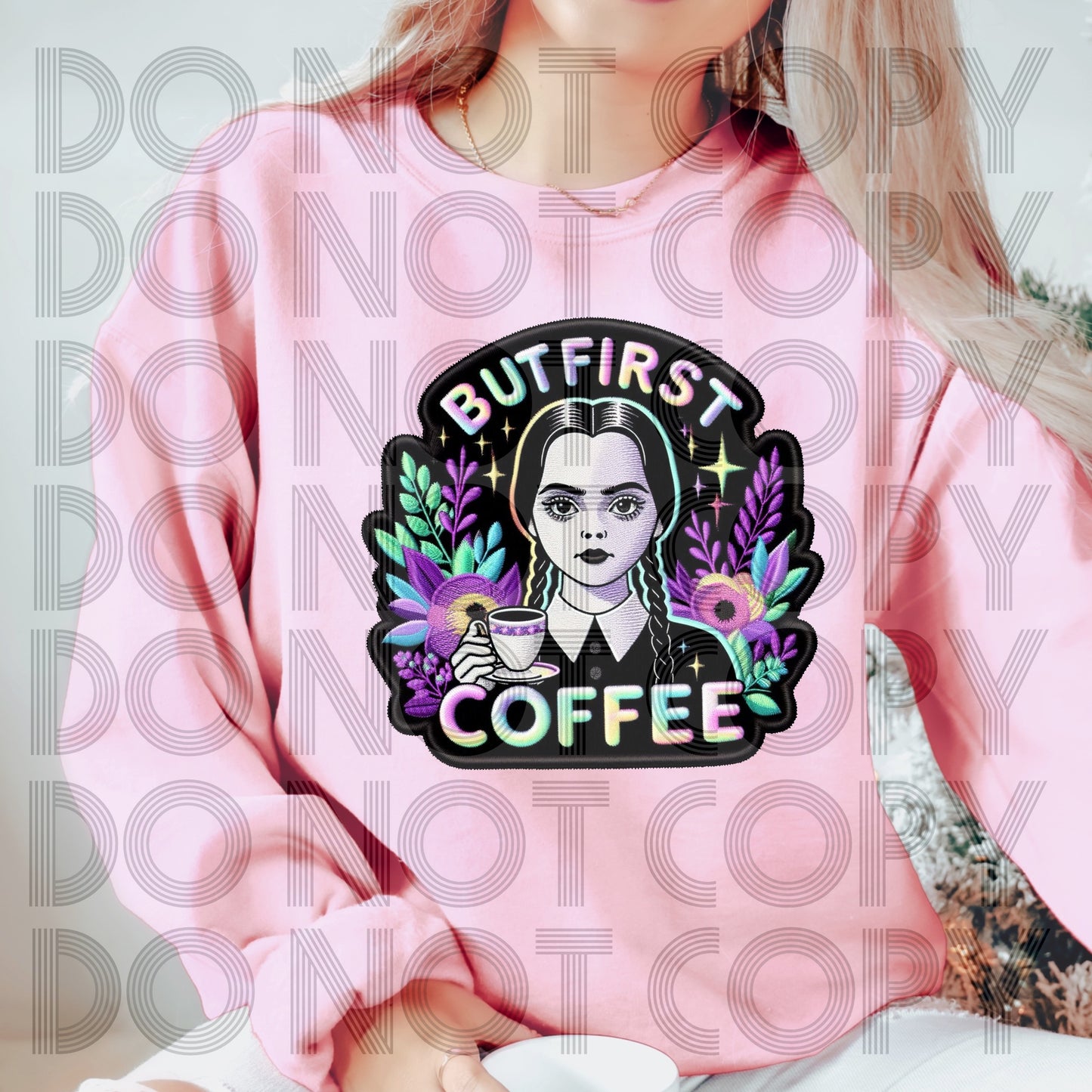 But First Coffee Horror Characters - SHIRT RHD.24 *indicate in note section which design